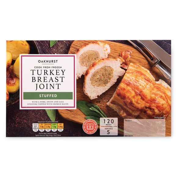 Cook From Frozen Turkey Breast Joint 800g Oakhurst